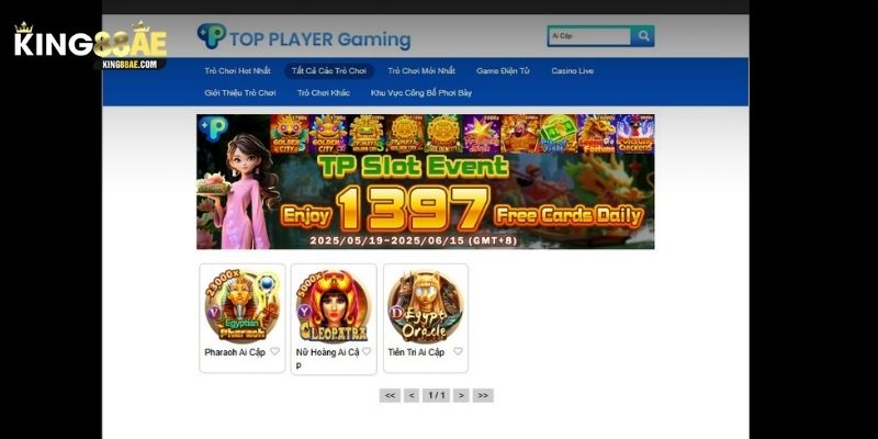 Cách chơi game nổ hũ Ai Cập tại King88