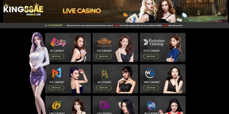 Casino Live King88: Đối kháng thật, cược nhanh tay – ăn tiền ngay